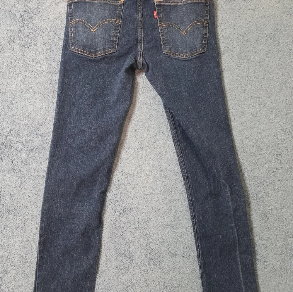 Levi's 510 Jeans 16 Boys Youth Skinny Stretch Dark Wash Blue